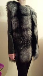 Штучна мєхова жилетка, Розмір S